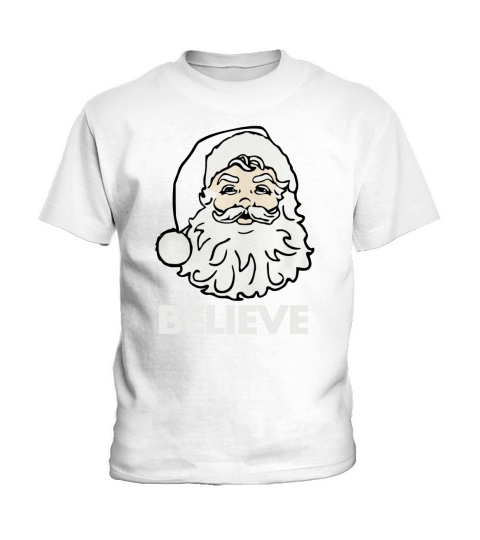 Merry Christmas I Believe in Santa Claus T-Shirt Kids T-Shirt