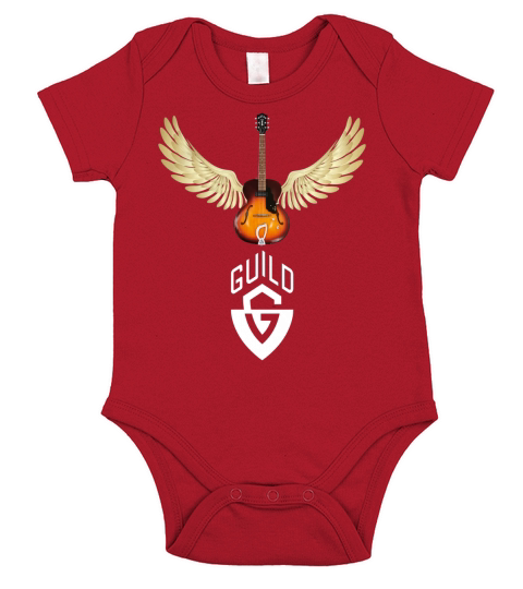 Guild guitar Tshirt Short Sleeve Baby One-Piece