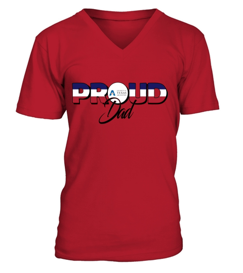 Proud Dad University of Texas at Arlington University Best Family Gifts V-Neck T-shirt