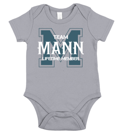 MANN Shirts - Team MANN Lifetime Member Name Shirts Short Sleeve Baby One-Piece